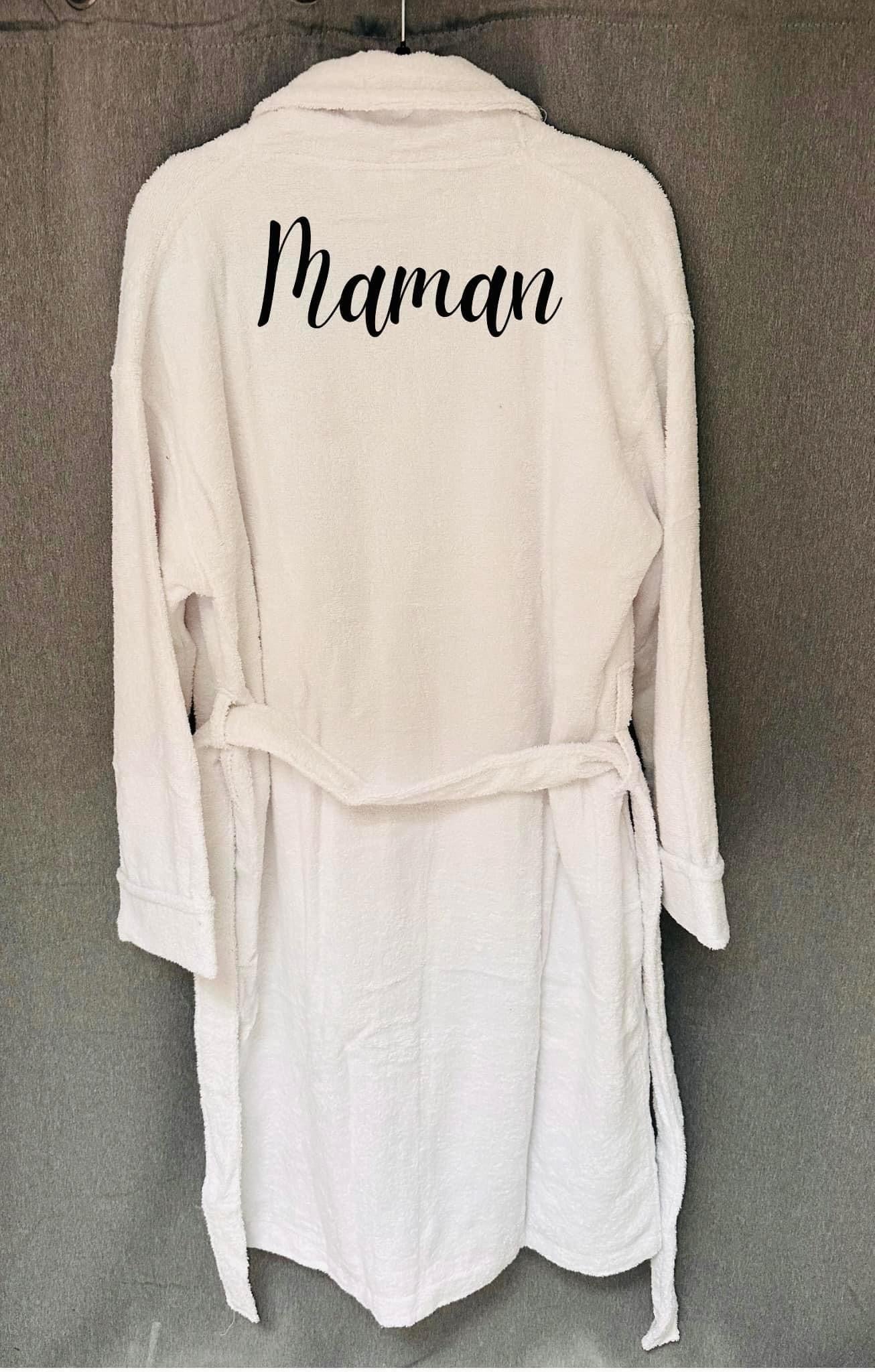 Peignoir personnalisé